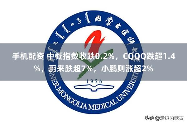 手机配资 中概指数收跌0.2%，CQQQ跌超1.4%，蔚来跌超7%，小鹏则涨超2%