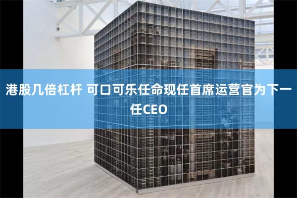 港股几倍杠杆 可口可乐任命现任首席运营官为下一任CEO